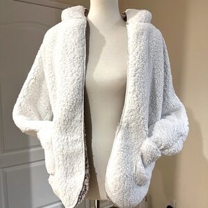 Soft Reversible Teddy Hoodie